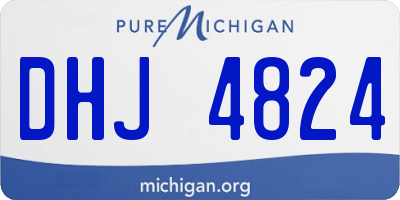 MI license plate DHJ4824