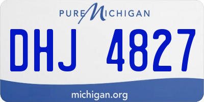 MI license plate DHJ4827