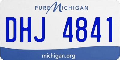 MI license plate DHJ4841
