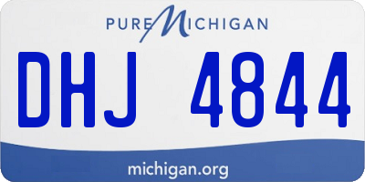 MI license plate DHJ4844