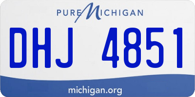 MI license plate DHJ4851