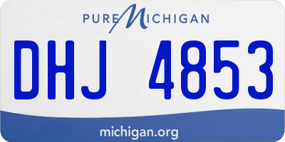 MI license plate DHJ4853