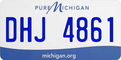 MI license plate DHJ4861