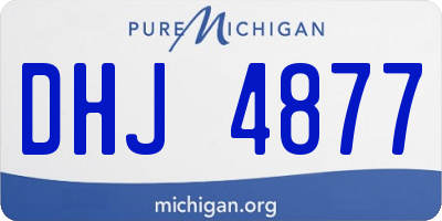 MI license plate DHJ4877