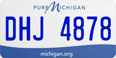 MI license plate DHJ4878