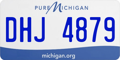 MI license plate DHJ4879