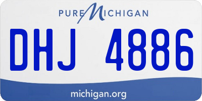 MI license plate DHJ4886