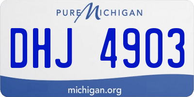 MI license plate DHJ4903