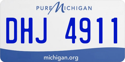 MI license plate DHJ4911