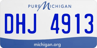 MI license plate DHJ4913