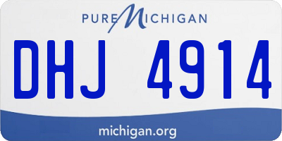 MI license plate DHJ4914