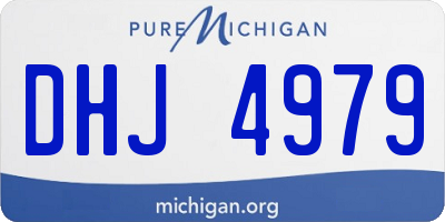 MI license plate DHJ4979
