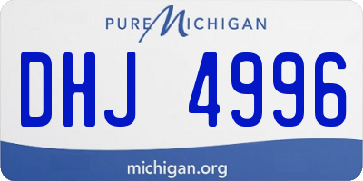 MI license plate DHJ4996