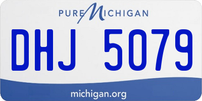 MI license plate DHJ5079