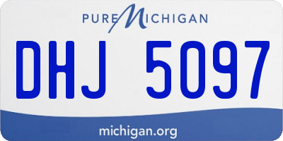 MI license plate DHJ5097
