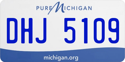 MI license plate DHJ5109