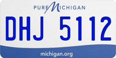 MI license plate DHJ5112