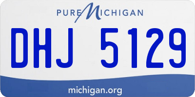 MI license plate DHJ5129