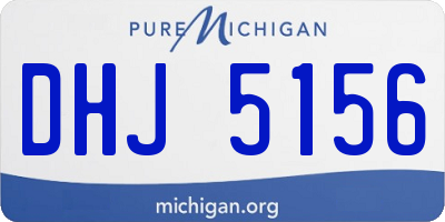 MI license plate DHJ5156