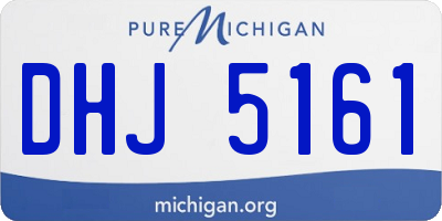 MI license plate DHJ5161