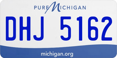 MI license plate DHJ5162