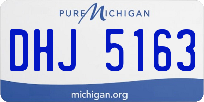 MI license plate DHJ5163
