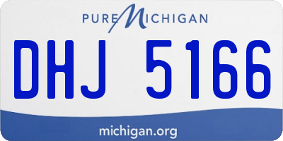 MI license plate DHJ5166