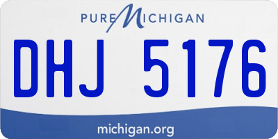 MI license plate DHJ5176