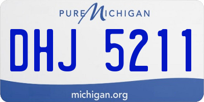 MI license plate DHJ5211