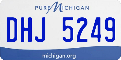 MI license plate DHJ5249