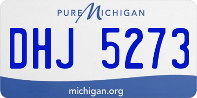 MI license plate DHJ5273