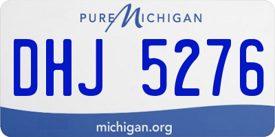 MI license plate DHJ5276