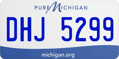 MI license plate DHJ5299