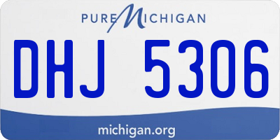 MI license plate DHJ5306