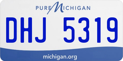 MI license plate DHJ5319