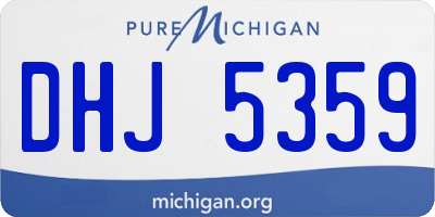 MI license plate DHJ5359
