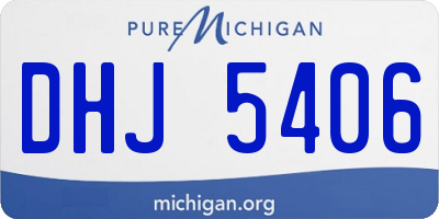MI license plate DHJ5406