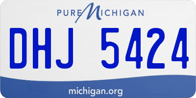 MI license plate DHJ5424