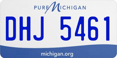 MI license plate DHJ5461