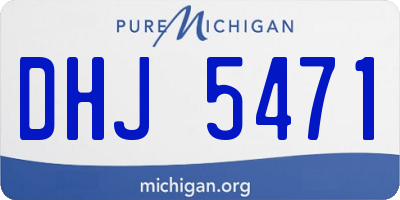 MI license plate DHJ5471