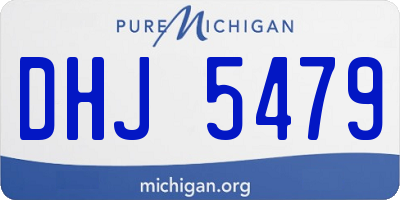 MI license plate DHJ5479