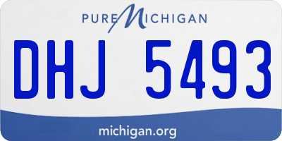MI license plate DHJ5493