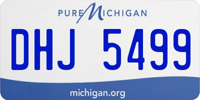 MI license plate DHJ5499