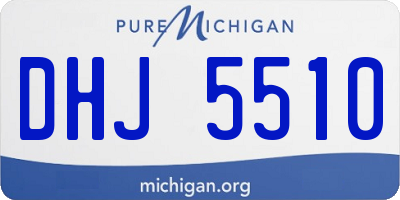 MI license plate DHJ5510