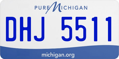 MI license plate DHJ5511