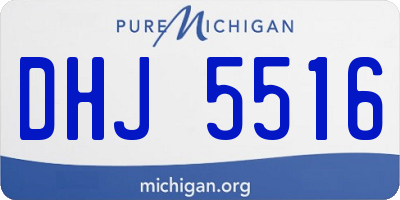 MI license plate DHJ5516