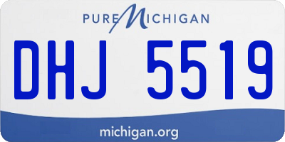 MI license plate DHJ5519