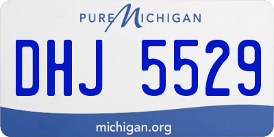 MI license plate DHJ5529