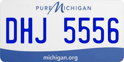 MI license plate DHJ5556
