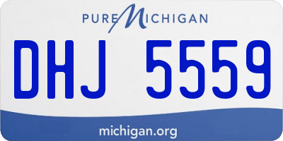 MI license plate DHJ5559